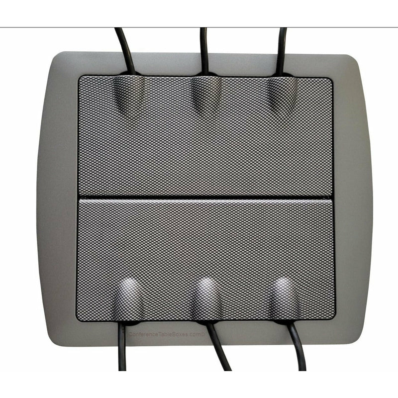 Showing Lid Closed with 6 Cable Exits