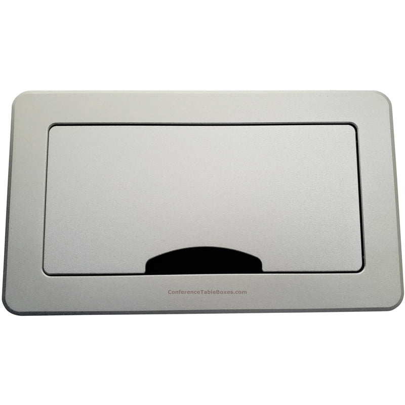 Conference Table Cable Cubby, 2 Power, 2 HDMI, 2 Data Ports, Silver ...