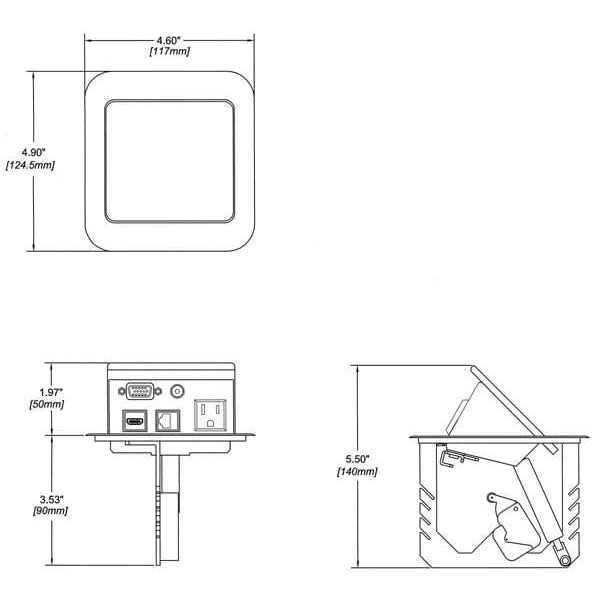 Altinex TNP128 Dimensions