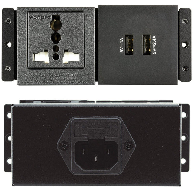 Kramer TS-2UC/U 1 Power, 2 USB Charging Module
