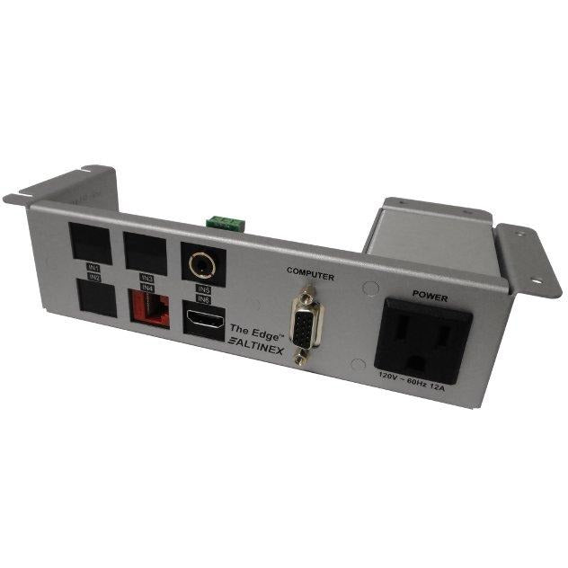 Under Table Edge AV Box, Power, Data, HDMI, Audio, VGA - Silver