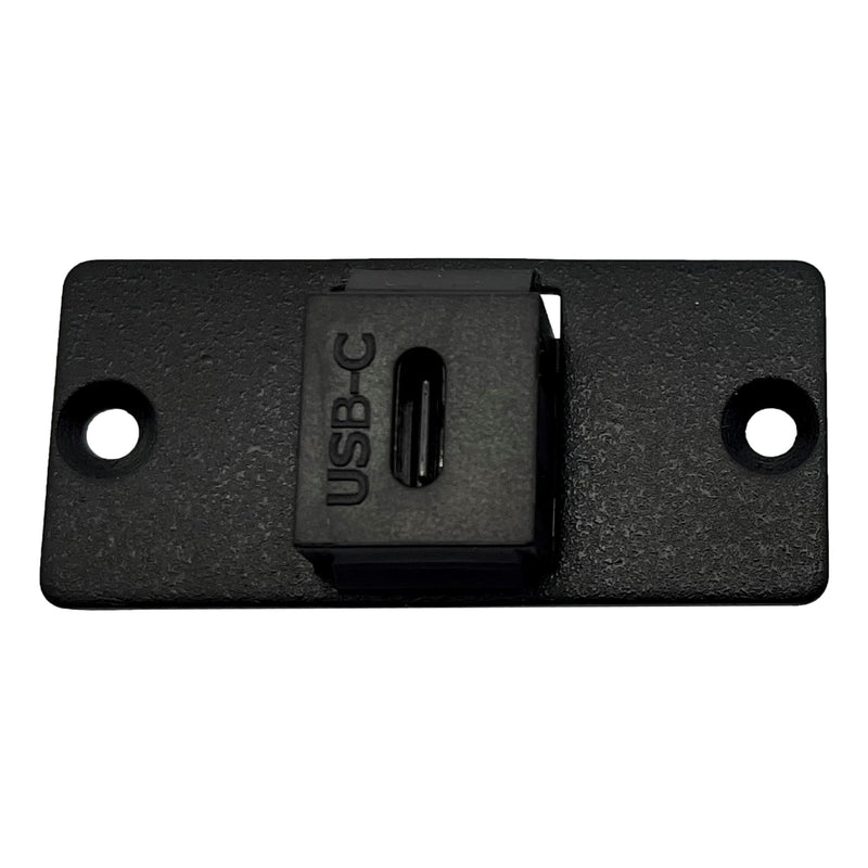 USB-C Female to Female Plate -TBUS Insert, Black