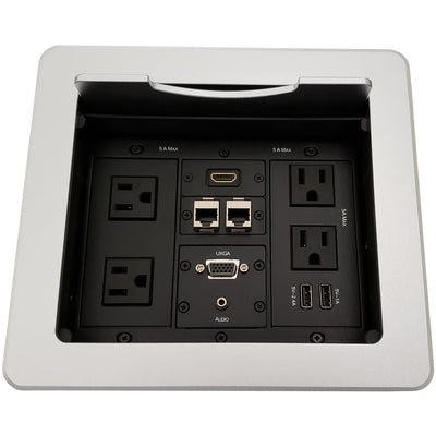 Conference Table Multimedia Boxes | Pop Ups, Cable Wells, Under Table ...