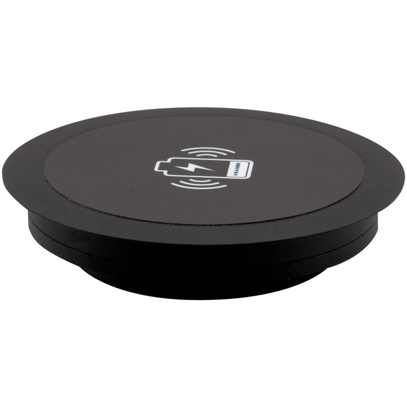 Kramer KWC-1(B) Round Wireless QI Charging In-Table Mounted Spot Black