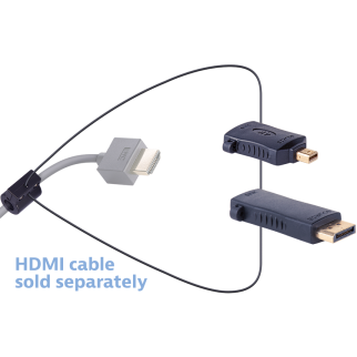 Liberty AV Digitalinx DL-AR3956 HDMI 4K Adapter Ring, Convert From DisplayPort and Mini DisplayPort