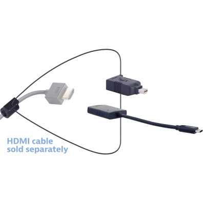 LIberty AV Digitalinx DL-AR1917 HDMI Adapter Ring, USB-C and Mini DisplayPort