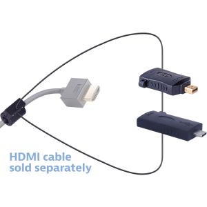 Liberty AV Digitalinx DL-AR6928 HDMI 4K Adapter Ring, Convert From 4K Mini DisplayPort and 4K USB-C