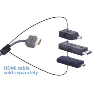 Liberty AV Digitalinx DL-AR6830 HDMI Adapter Ring, Convert From DisplayPort, Mini DisplayPort, USB-C