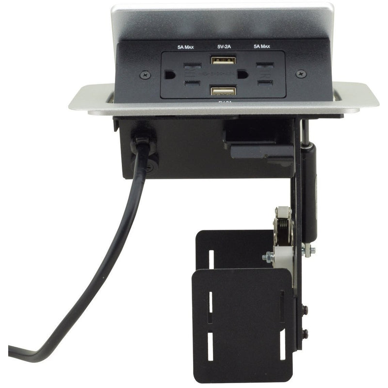 Kramer TBUS-204(BC) Pop Up Charging Station, 2 Power, 2 USB - Silver ...